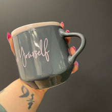 Load image into Gallery viewer, Love Yourself Mug &amp; Coaster Lid with Rainbow Design