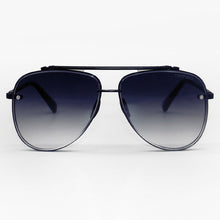 Load image into Gallery viewer, Luna - Tangle Free - Faded Black Aviator Sunglasses