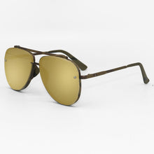 Load image into Gallery viewer, Luna - Tangle Free - Copper Aviator Sunglasses