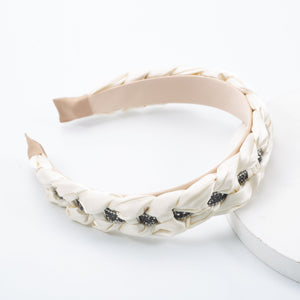 Casey Glamband in White