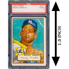 Load image into Gallery viewer, PBX-007-A 1952 Topps Mickey Mantle PSA 2 Autographed back Rookie Lapel Pin