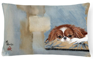 Japanese Chin Resting Fabric Decorative Pillow MH1010PW1216