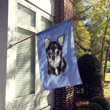 Load image into Gallery viewer, Chihuahua in blue Flag Canvas House Size MH1016CHF