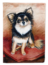 Load image into Gallery viewer, Chihuahua Long Hair Flag Canvas House Size MH1035CHF