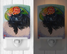 Load image into Gallery viewer, Black Pekingese Ceramic Night Light MH1038CNL