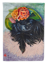 Load image into Gallery viewer, Black Pekingese Garden Flag – Decorative Outdoor Yard Flag MH1038GF