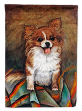 Load image into Gallery viewer, Cecilia Chihuahua Long Hair  Flag Canvas House Size MH1039CHF