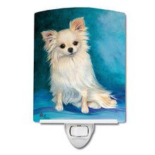 Load image into Gallery viewer, Jazz Chihuahua Long Hair  Ceramic Night Light MH1040CNL