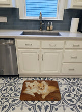 Load image into Gallery viewer, Chihuahua For the Pair Machine Washable Memory Foam Mat MH1042RUG