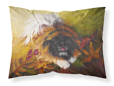 Pekingese Boogie Fabric Standard Pillowcase – Artistic Decorative Front, White Back MH1046PILLOWCASE