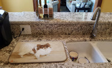 Load image into Gallery viewer, Chihuahua Favorite Flavors Dish Drying Mat – Absorbent, Artistic Kitchen Essentials MH1051DDM