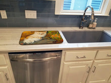 Load image into Gallery viewer, Chihuahua Just Basking Dish Drying Mat – Absorbent, Artistic Kitchen Essentials MH1053DDM