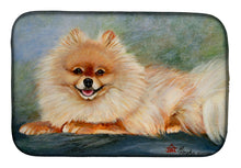 Load image into Gallery viewer, Pomeranian Full Body Dish Drying Mat – Absorbent, Artistic Kitchen Essentials MH1055DDM