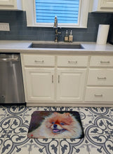 Load image into Gallery viewer, Pomeranian Head Machine Washable Memory Foam Mat MH1056RUG