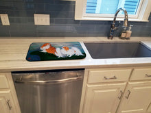 Load image into Gallery viewer, Japanese Chin Standing on my tail Dish Drying Mat – Absorbent, Artistic Kitchen Essentials MH1059DDM