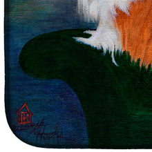 Load image into Gallery viewer, Japanese Chin Standing on my tail Dish Drying Mat – Absorbent, Artistic Kitchen Essentials MH1059DDM