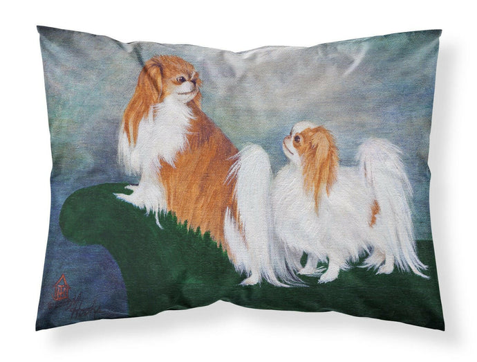 Japanese Chin Standing on my tail Fabric Standard Pillowcase – Artistic Decorative Front, White Back MH1059PILLOWCASE