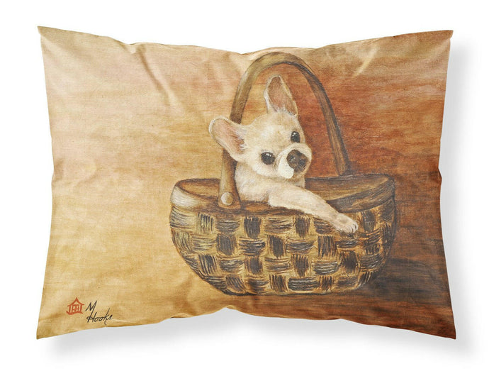 French Bulldog Take me TOO Fabric Standard Pillowcase – Artistic Decorative Front, White Back MH1063PILLOWCASE