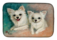 Load image into Gallery viewer, Chihuahua The Siblings Dish Drying Mat – Absorbent, Artistic Kitchen Essentials MH1064DDM