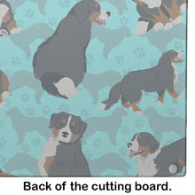 Load image into Gallery viewer, Bernese Mountain Dog Glass Cutting Boards – Durable, Decorative Kitchen Art Large