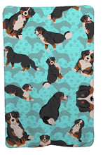 Load image into Gallery viewer, Bernese Mountain Dog Soft Travel Blanket with Bag