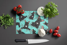 Load image into Gallery viewer, Black French Bulldog Glass Cutting Boards – Durable, Decorative Kitchen Art Large