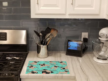 Load image into Gallery viewer, Fawn Pug Glass Cutting Boards – Durable, Decorative Kitchen Art Large
