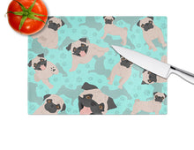 Load image into Gallery viewer, Fawn Pug Glass Cutting Boards – Durable, Decorative Kitchen Art Large