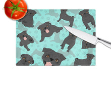 Load image into Gallery viewer, Black Pug Glass Cutting Boards – Durable, Decorative Kitchen Art Large