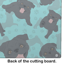 Load image into Gallery viewer, Black Pug Glass Cutting Boards – Durable, Decorative Kitchen Art Large
