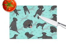 Load image into Gallery viewer, Black Labrador Retriever Glass Cutting Boards – Durable, Decorative Kitchen Art Large