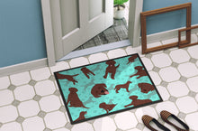 Load image into Gallery viewer, Chocolate Labrador Retriever Doormat - 24x36 Decorative Floor Mat – Indoor/Outdoor Rug with Artistic Flair