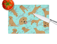 Load image into Gallery viewer, Red Fox Labrador Retriever Glass Cutting Boards – Durable, Decorative Kitchen Art Large