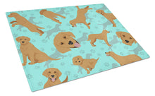 Load image into Gallery viewer, Red Fox Labrador Retriever Glass Cutting Boards – Durable, Decorative Kitchen Art Large
