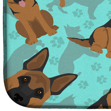 Load image into Gallery viewer, German Shepherd Dish Drying Mat – Absorbent, Artistic Kitchen Essentials