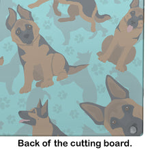 Load image into Gallery viewer, German Shepherd Glass Cutting Boards – Durable, Decorative Kitchen Art Large