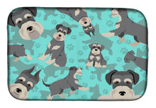 Load image into Gallery viewer, Schnauzer Dish Drying Mat – Absorbent, Artistic Kitchen Essentials