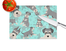Load image into Gallery viewer, Schnauzer Glass Cutting Boards – Durable, Decorative Kitchen Art Large