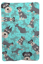 Load image into Gallery viewer, Schnauzer Soft Travel Blanket with Bag