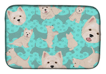 Load image into Gallery viewer, Westie Dish Drying Mat – Absorbent, Artistic Kitchen Essentials