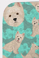 Load image into Gallery viewer, Westie Quilted Blanket 50x60