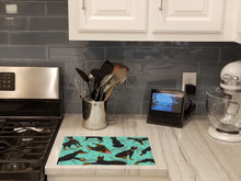 Load image into Gallery viewer, Doberman Pinscher Glass Cutting Boards – Durable, Decorative Kitchen Art Large