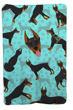 Load image into Gallery viewer, Doberman Pinscher Soft Travel Blanket with Bag