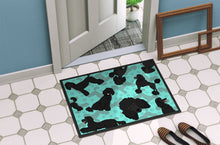 Load image into Gallery viewer, Black Standard Poodle Doormat - 24x36 Decorative Floor Mat – Indoor/Outdoor Rug with Artistic Flair