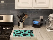 Load image into Gallery viewer, Black Standard Poodle Glass Cutting Boards – Durable, Decorative Kitchen Art Large