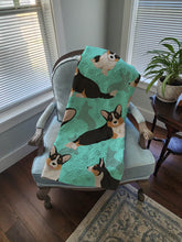 Load image into Gallery viewer, Tricolor Cardigan Corgi Quilted Blanket 50x60