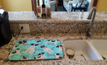 Load image into Gallery viewer, Jack Russell Terrier Dish Drying Mat – Absorbent, Artistic Kitchen Essentials