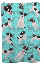 Load image into Gallery viewer, Jack Russell Terrier Soft Travel Blanket with Bag
