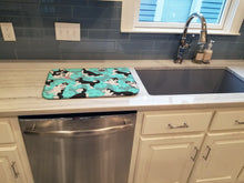 Load image into Gallery viewer, Siberian Husky Dish Drying Mat – Absorbent, Artistic Kitchen Essentials