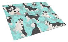 Load image into Gallery viewer, Siberian Husky Glass Cutting Boards – Durable, Decorative Kitchen Art Large